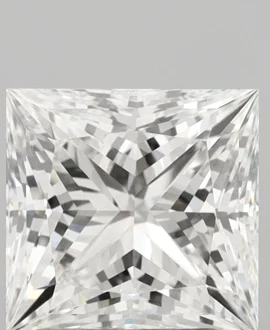 3.03 ct Princess Lab-Diamond